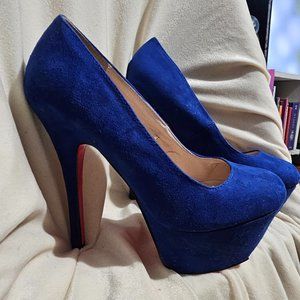 Blue shoes